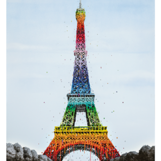 Brusk - La dame de couleurs (Eiffel Tower)